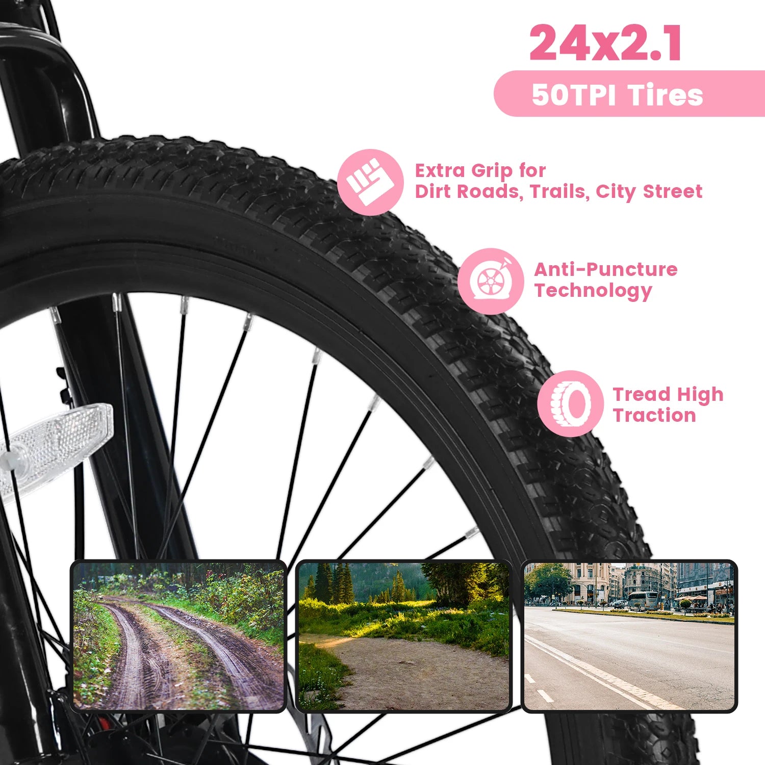 Mountain Bike 24 26 Inch Wheels