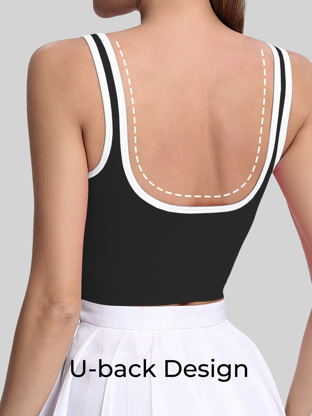 Women's U-Neck  sports vest