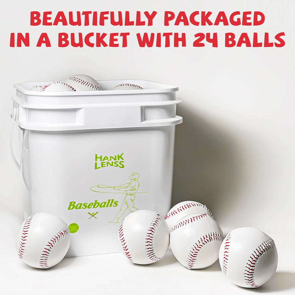 Bucket of Baseballs - 24 Pack