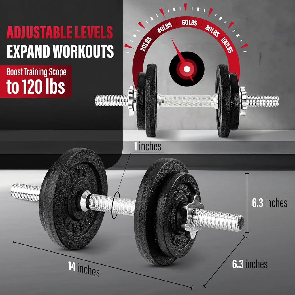Dumbbell Set with Weight Plates