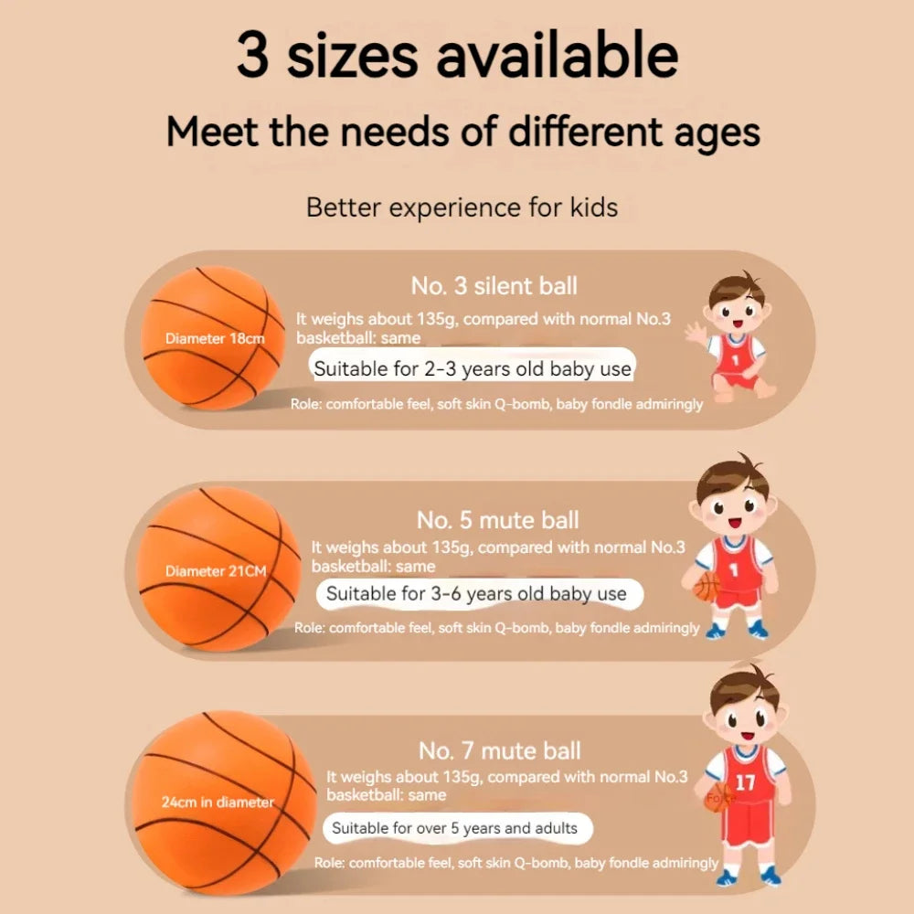 Foam Basketball Kids Silent Basketball