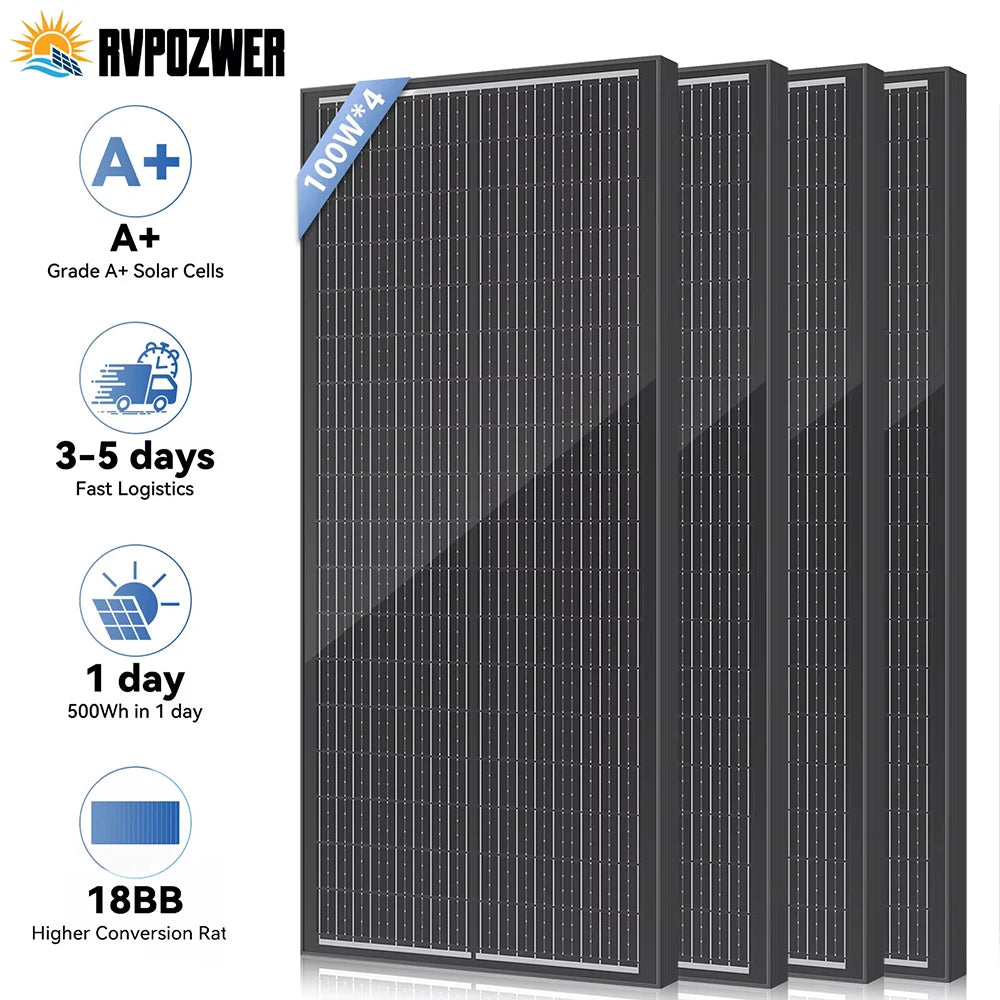 100W Solar Panels 18BB N-Type
