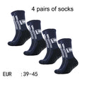 4 pairs  mid tube glued football socks