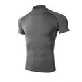 Compression T Shirt Men Bodybuilding Short Sleeve
