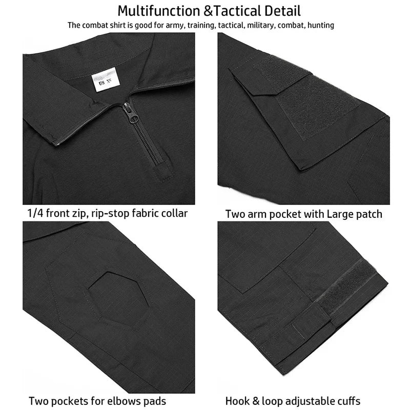 Tactical T-Shirts Men Camouflage