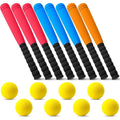 8 pcs 16.5 Baseball Bat Set with Soft Balls