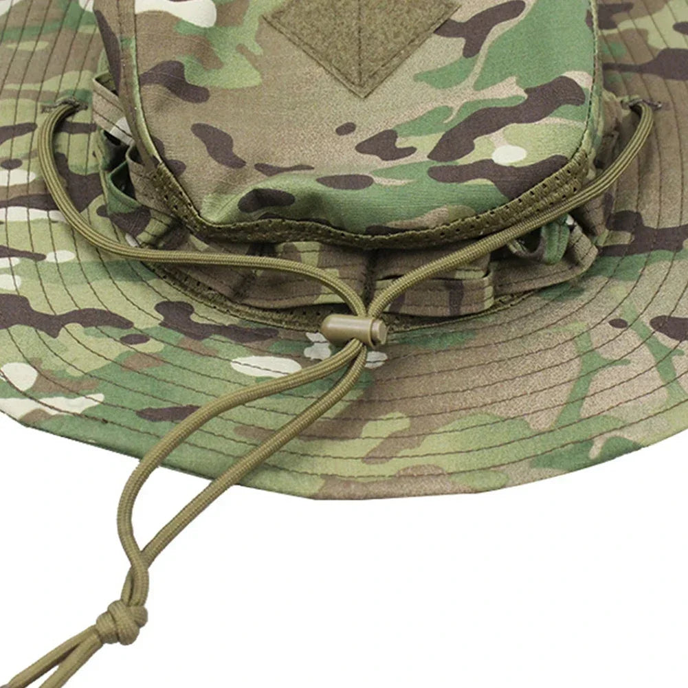 Tactical Camouflage Boonie Cap Wide Brim