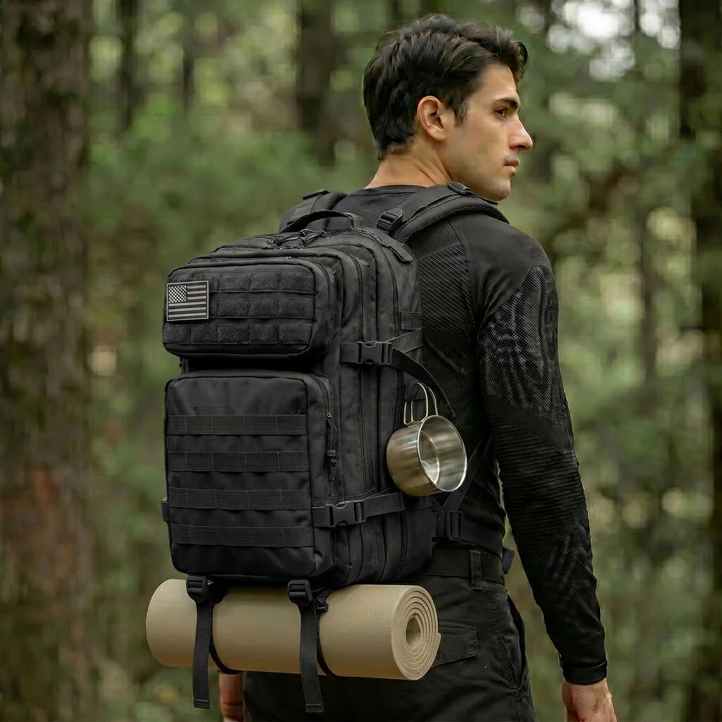 45L Tactical Travel Backpack   Multi Pocket