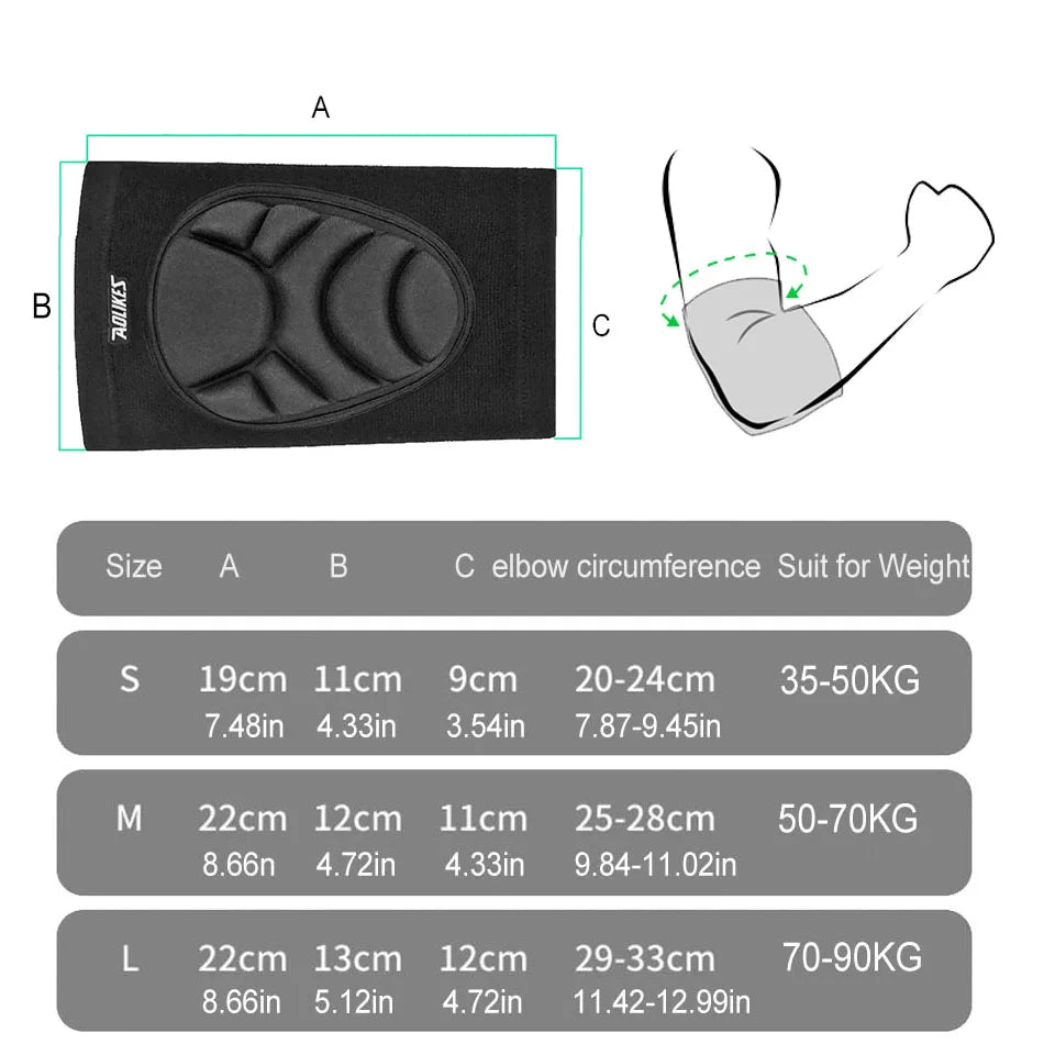 1 Pair Foam Elbow Pads