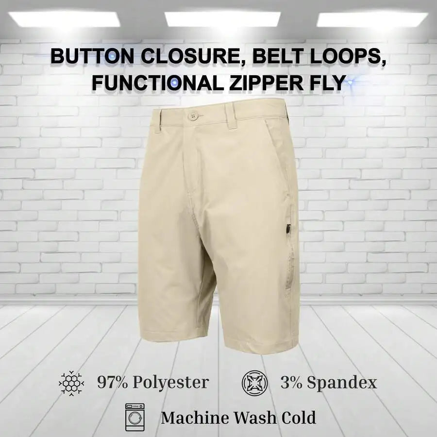 Mens 6 Pocket Stretch Utility Golf Shorts
