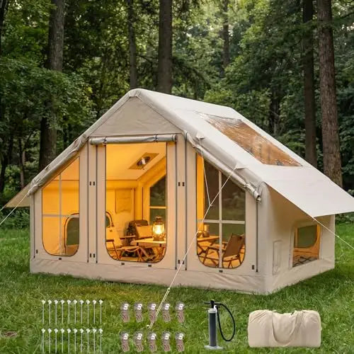 Four-Season Inflatable Camping Tent
