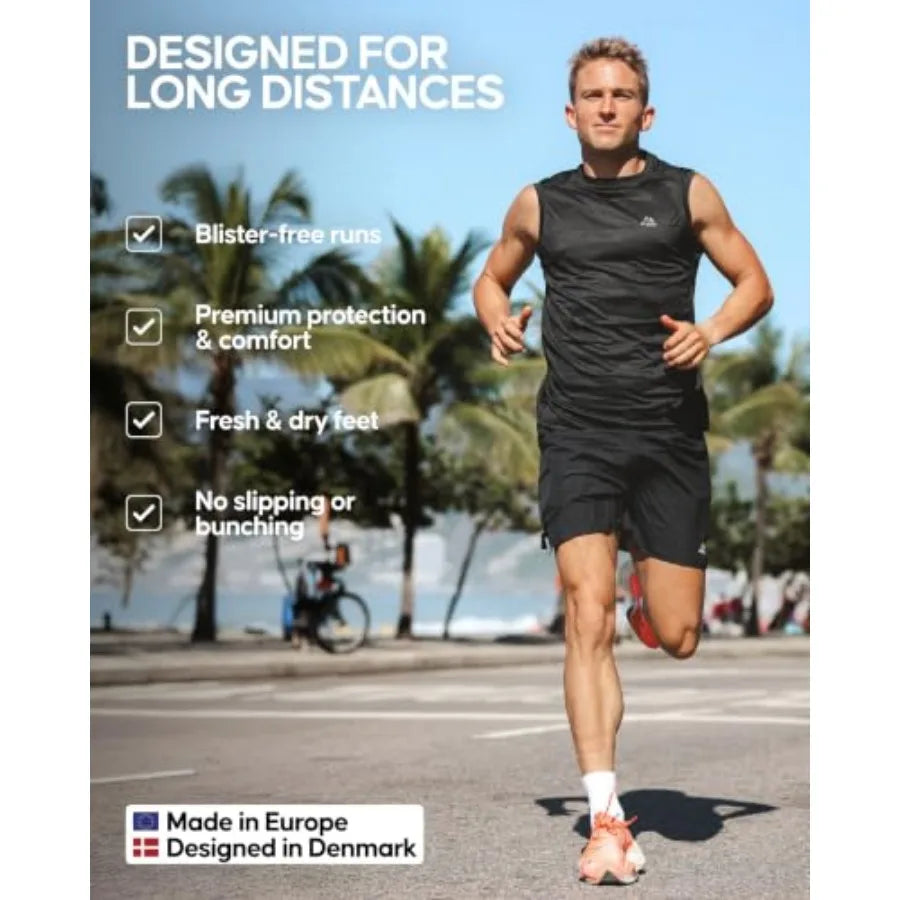 Ultra-Comfort Quarter Running Socks