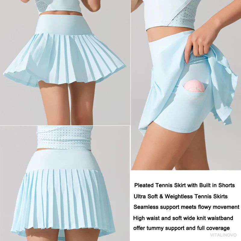 Pleated Tennis/Golf  Skirt for Women