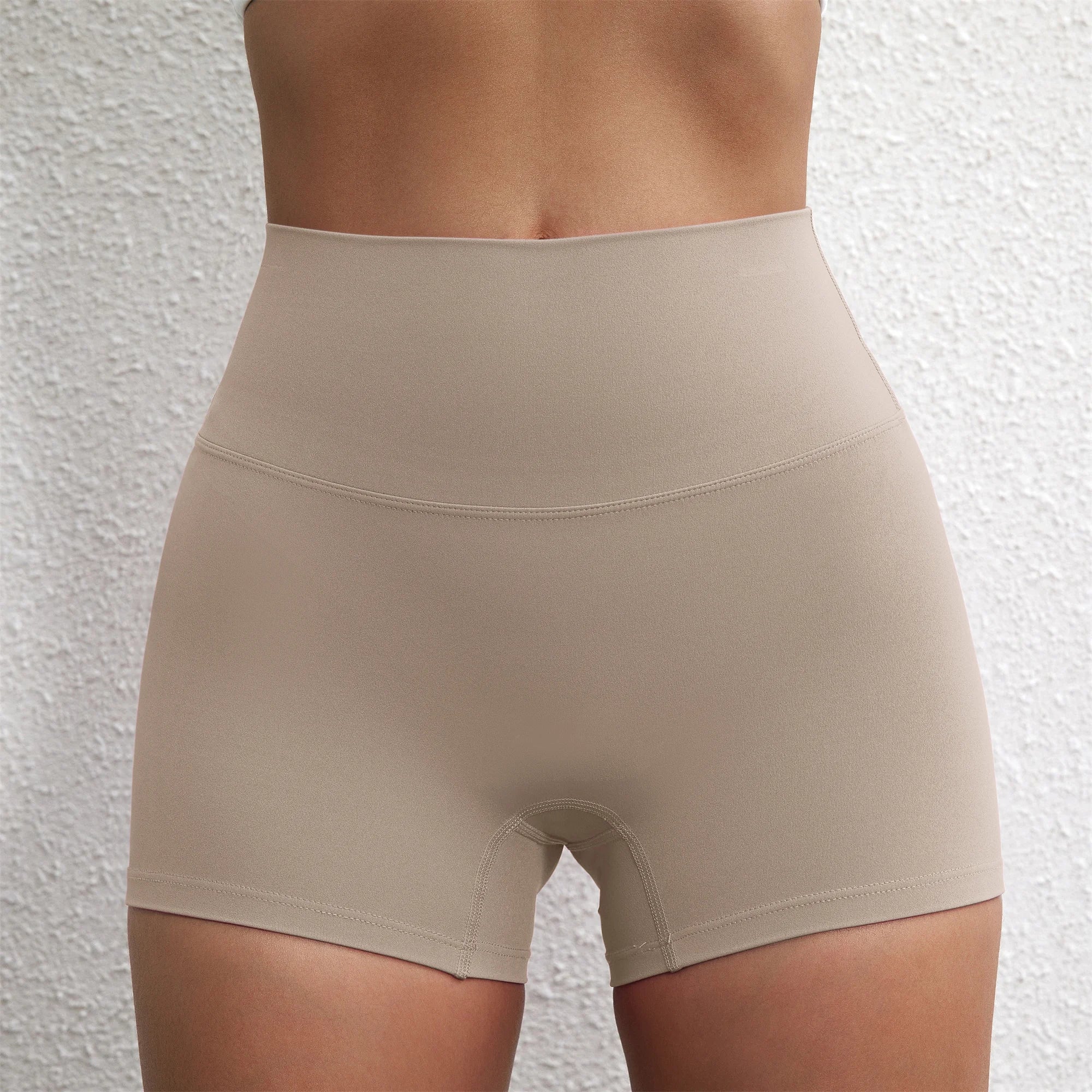 Solid Color Women Gym Sport Short