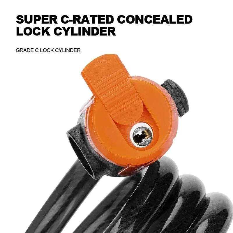 Bike Cable Lock with Mounting Bracket