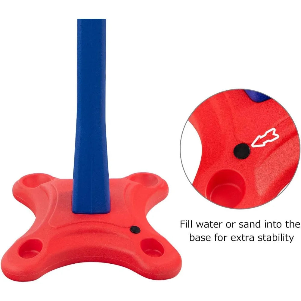 Adjustable Kids Basketball Hoop Set