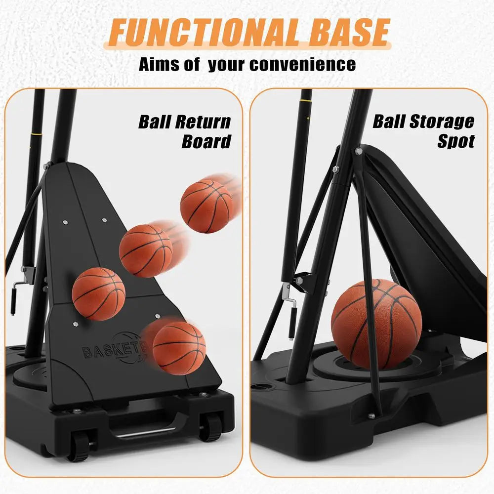 Basketball Hoop Outdoor 44 52 Inch Shatterproof