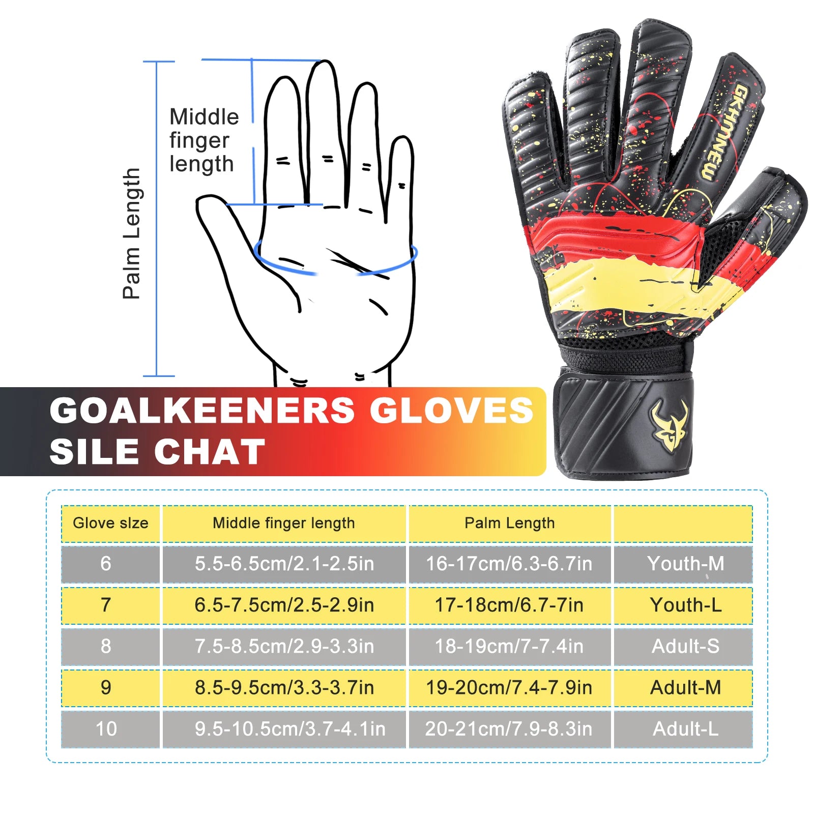 Goalkeeper Gloves for Adult & Youth