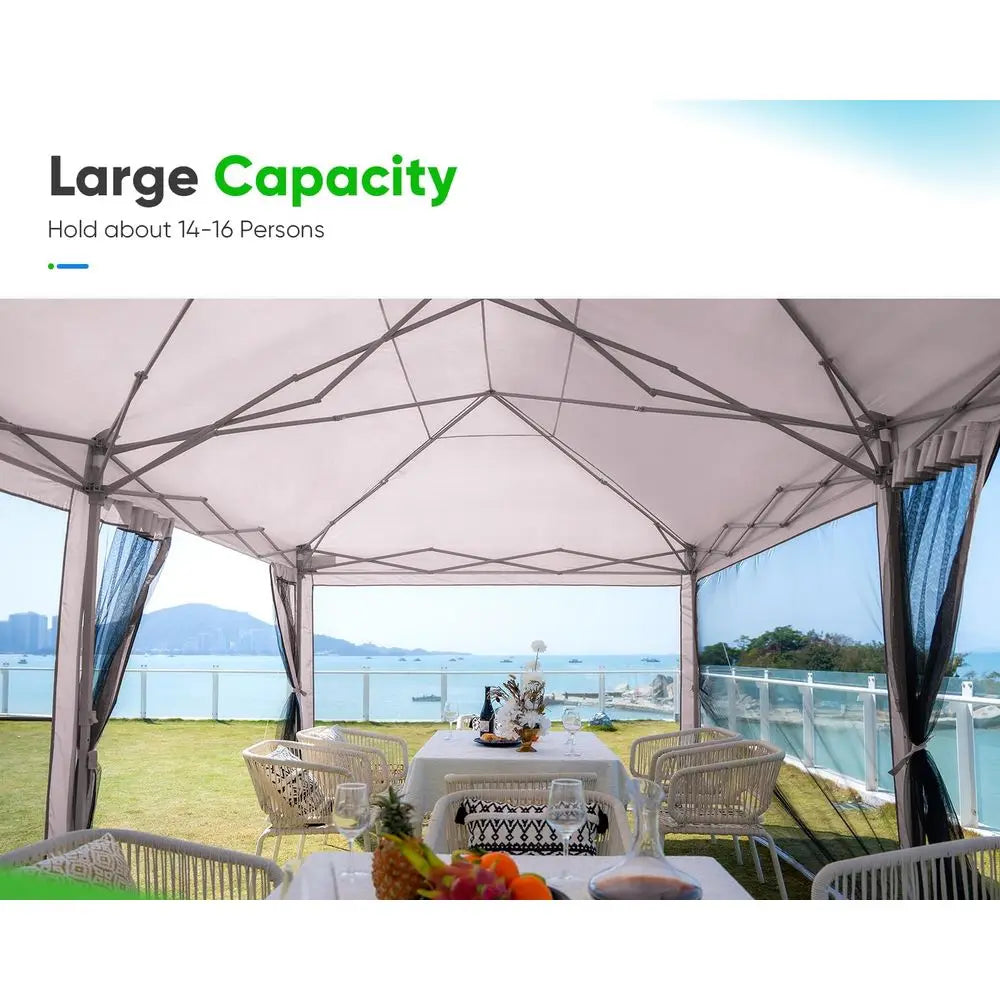 10x20 Pop up Screened Canopy Tent