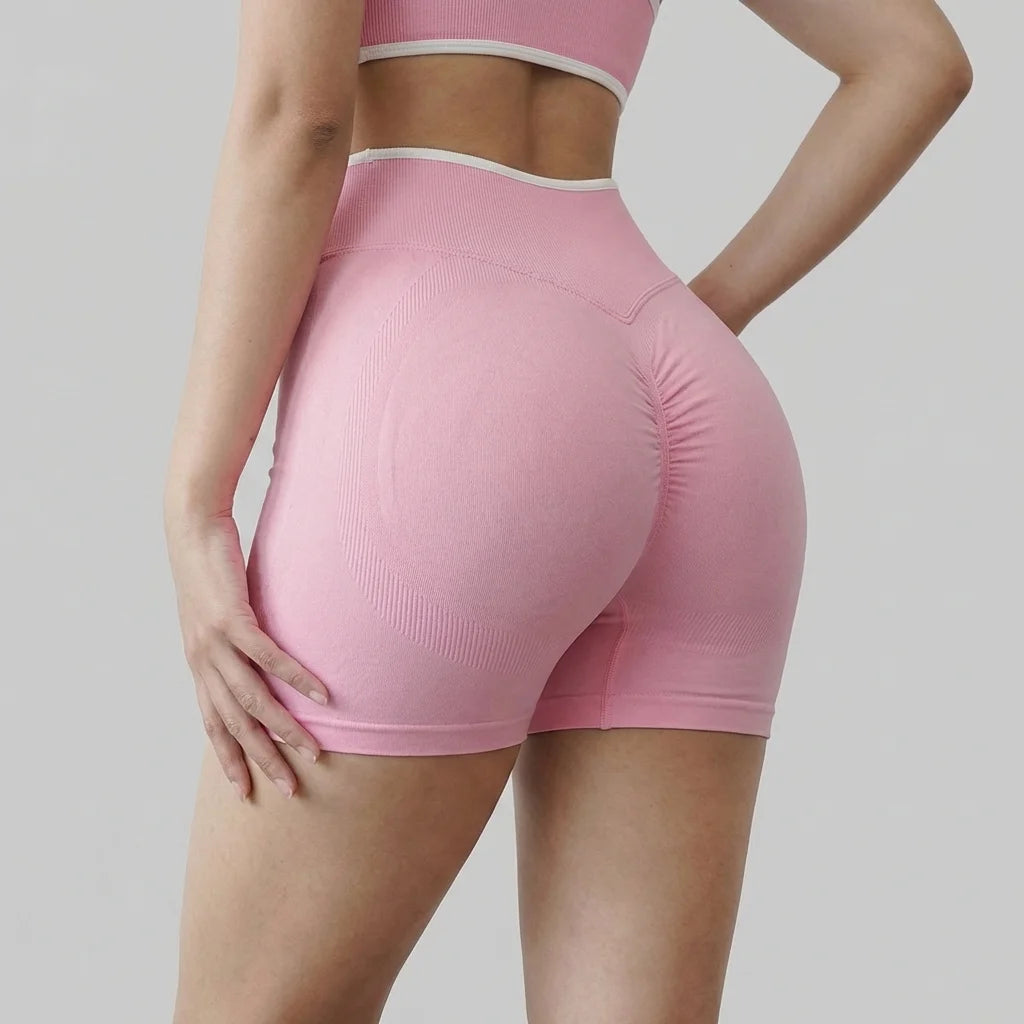 Women's High Waist Seamless Yoga Shorts