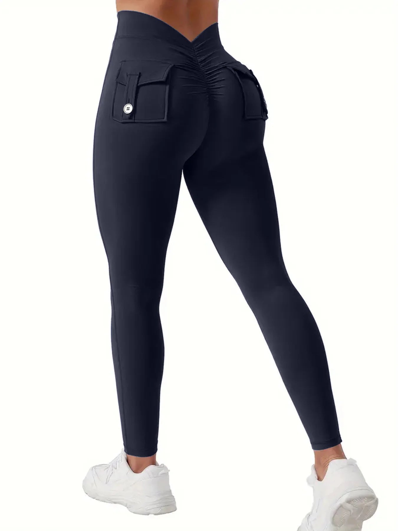 High-Waisted Butt-Lifting V-Back  Leggings