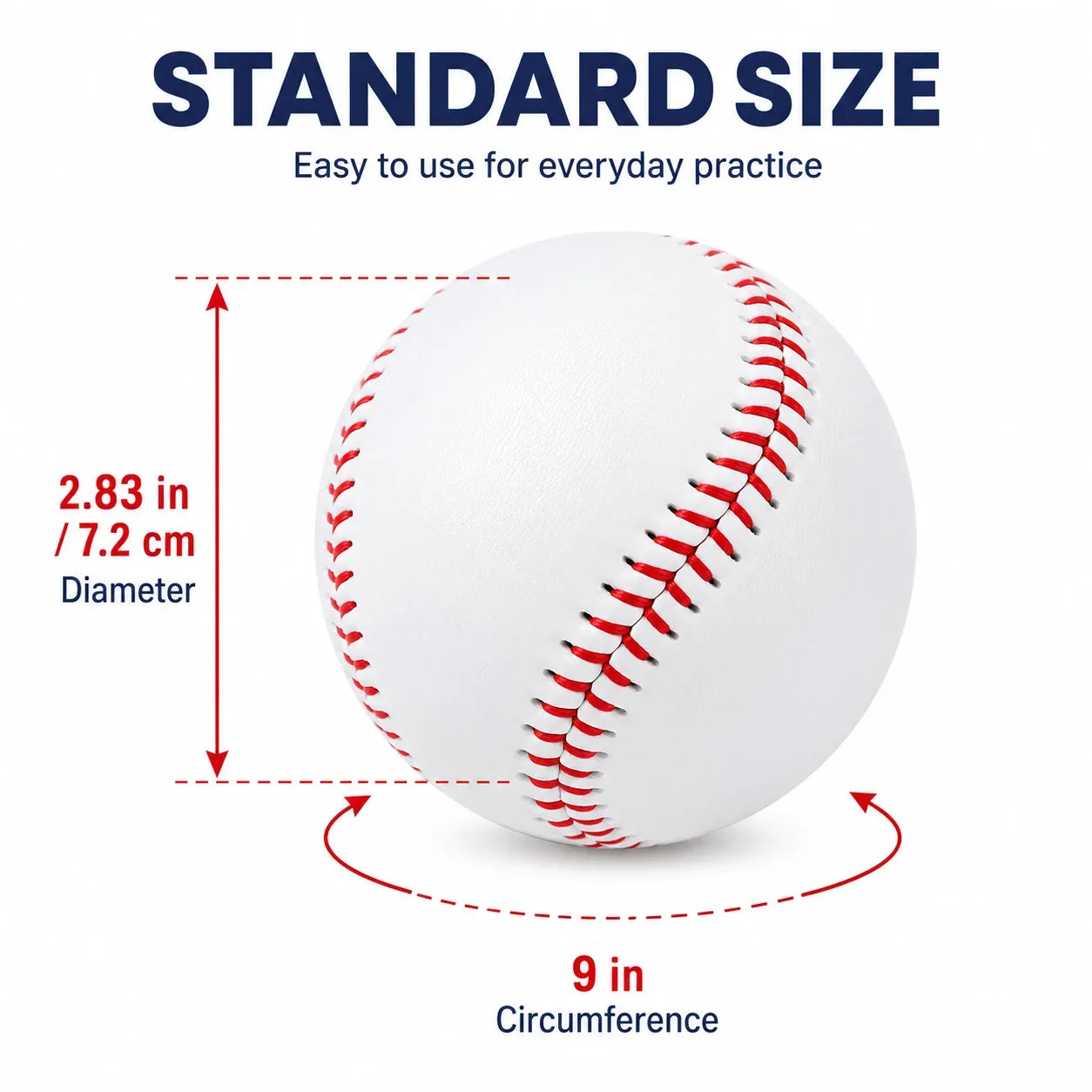 Baseball 9 Inch Training Ball