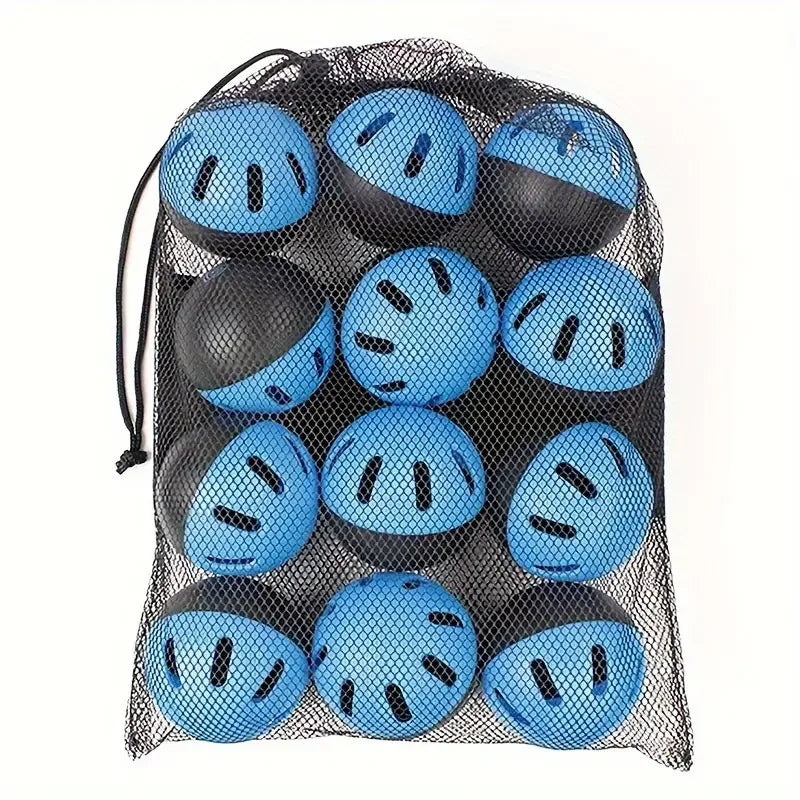 12 Pcs Baseball Soft Training Balls Perforated