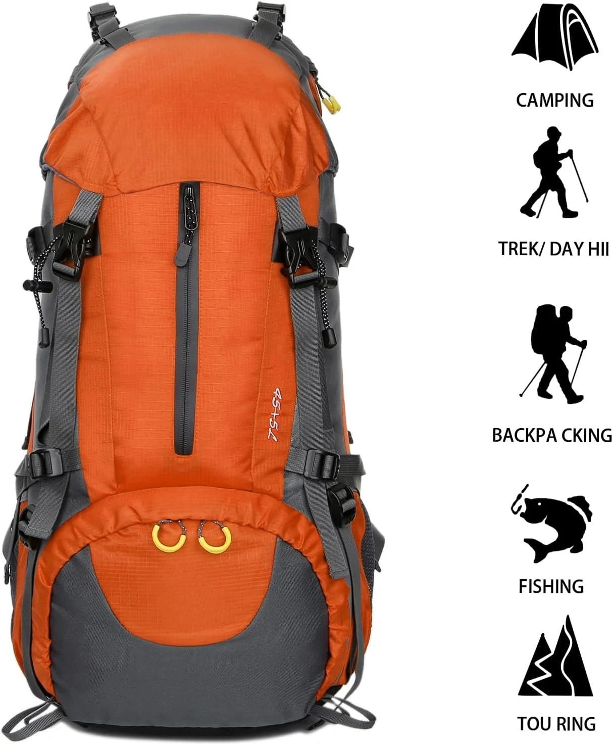 50L Expandable Hiking Backpack