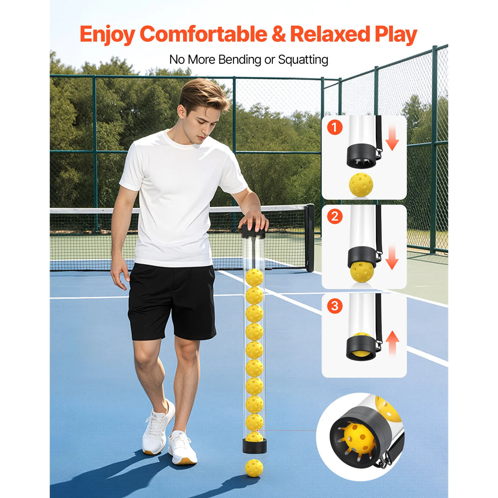 2-in-1 Foldable Tennis & Pickleball Hopper