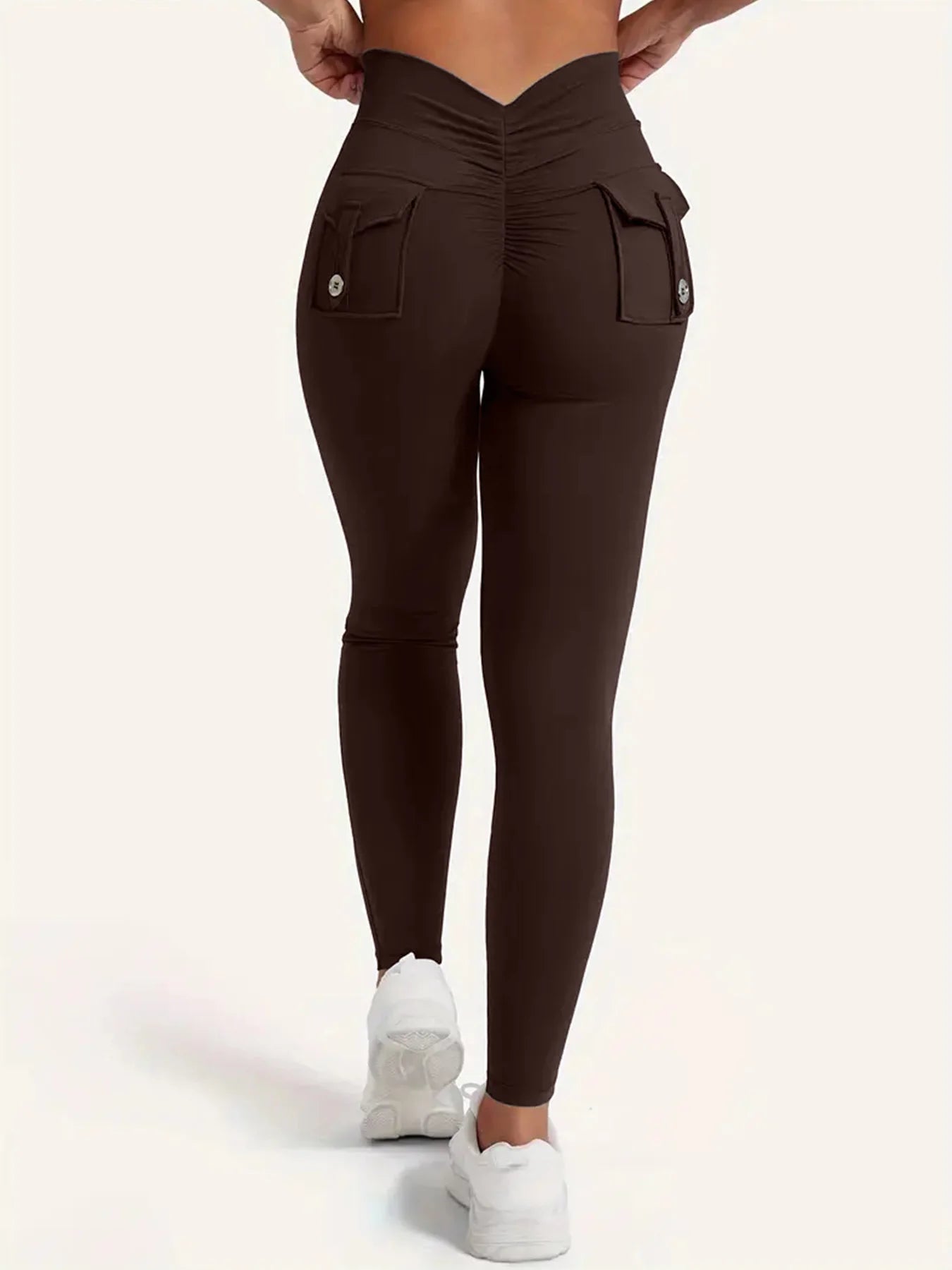High-Waisted Butt-Lifting V-Back  Leggings