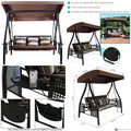 2 Seat porch Swing with Stand