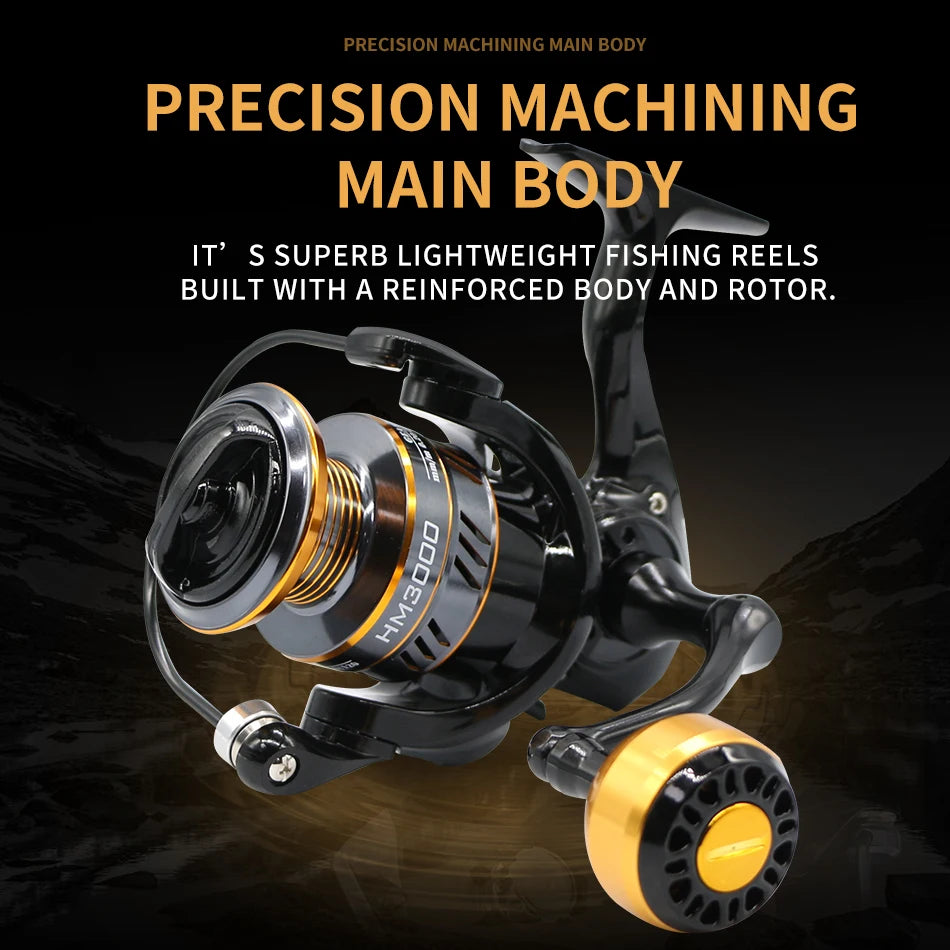Fishing Spinning Reel 10KG Max Drag Power
