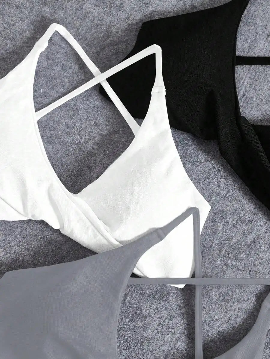 3PCS Seamless Yoga Sports Bra Set