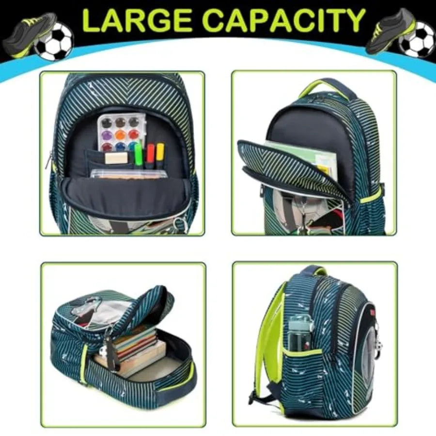 Football Backpacks Set for Boys
