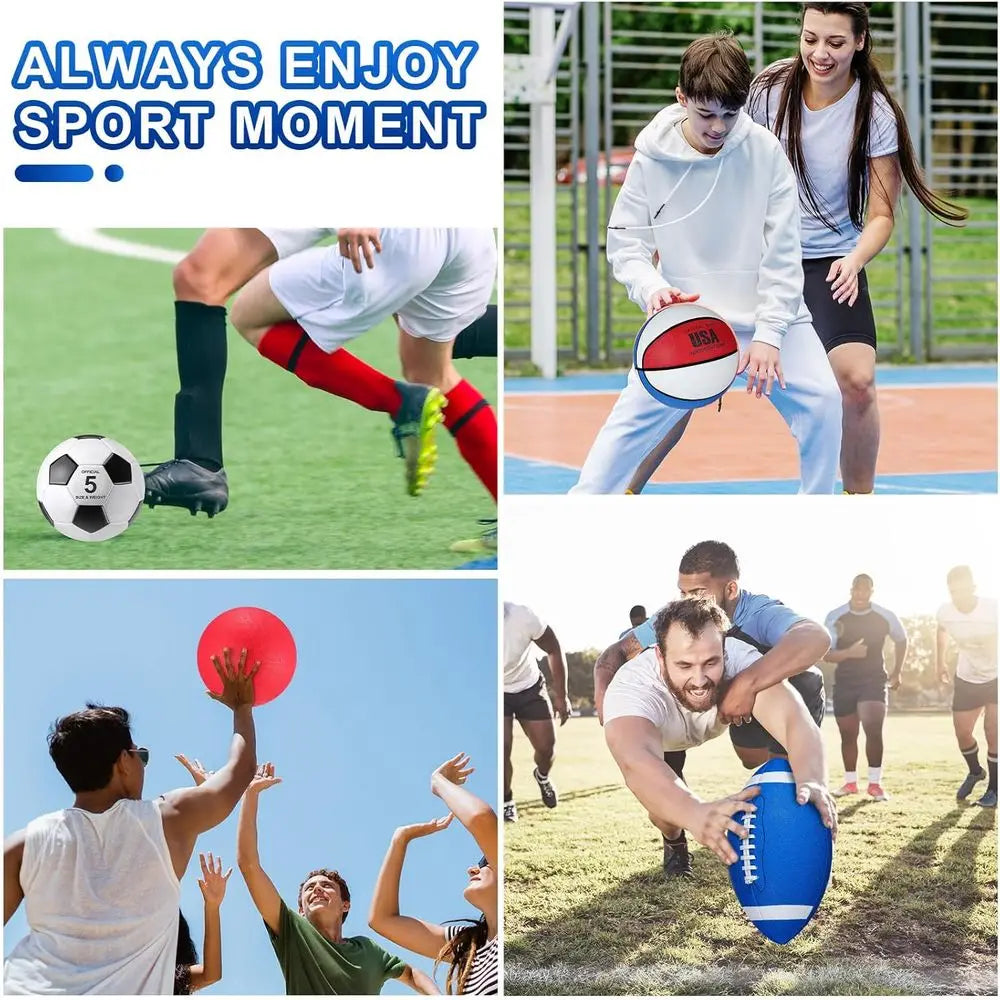 4-Piece Sports Balls Set: