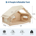 Spacious & Waterproof Inflatable Camping Tent