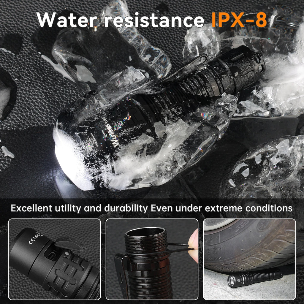 Tactical Flashlight 2000 Lumens