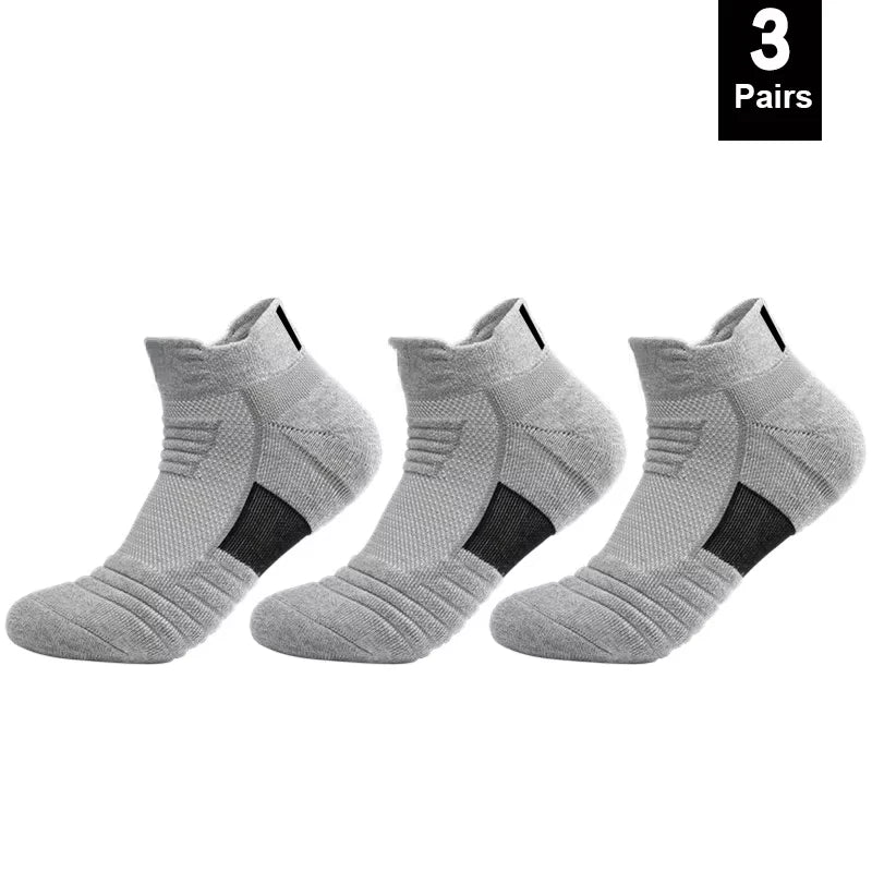 1/3 Pairs Anti-slip Football Basketball  Socks