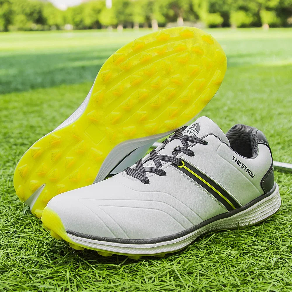 Men Waterproof Golf Sport Shoes