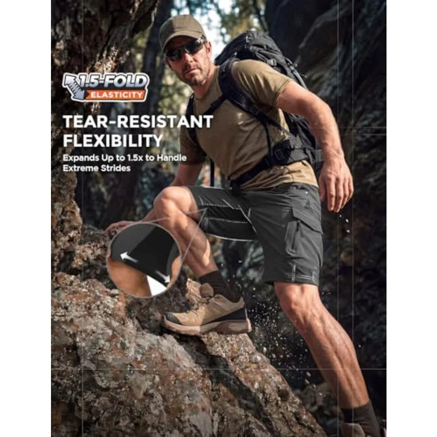 Men's Outdoor  Lightweight Stretchy Shorts for Hiking