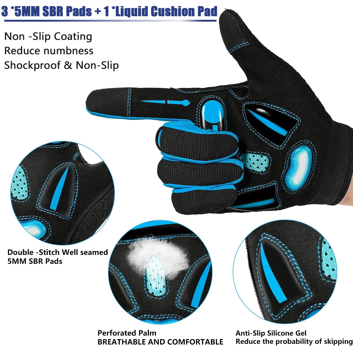 Road Bike Cycling Gloves Touch Screen