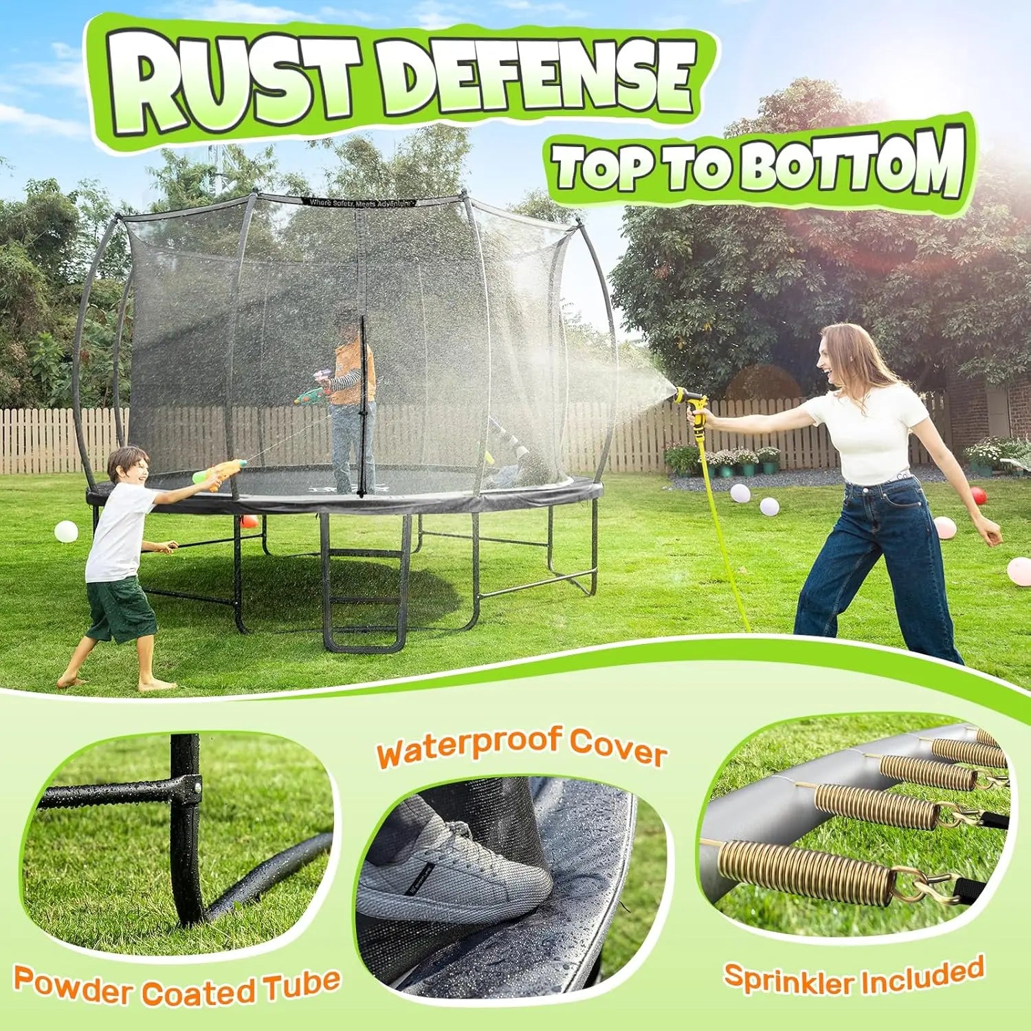 8FT 10FT 12FT 14FT 15FT 16FT Recreational Trampoline
