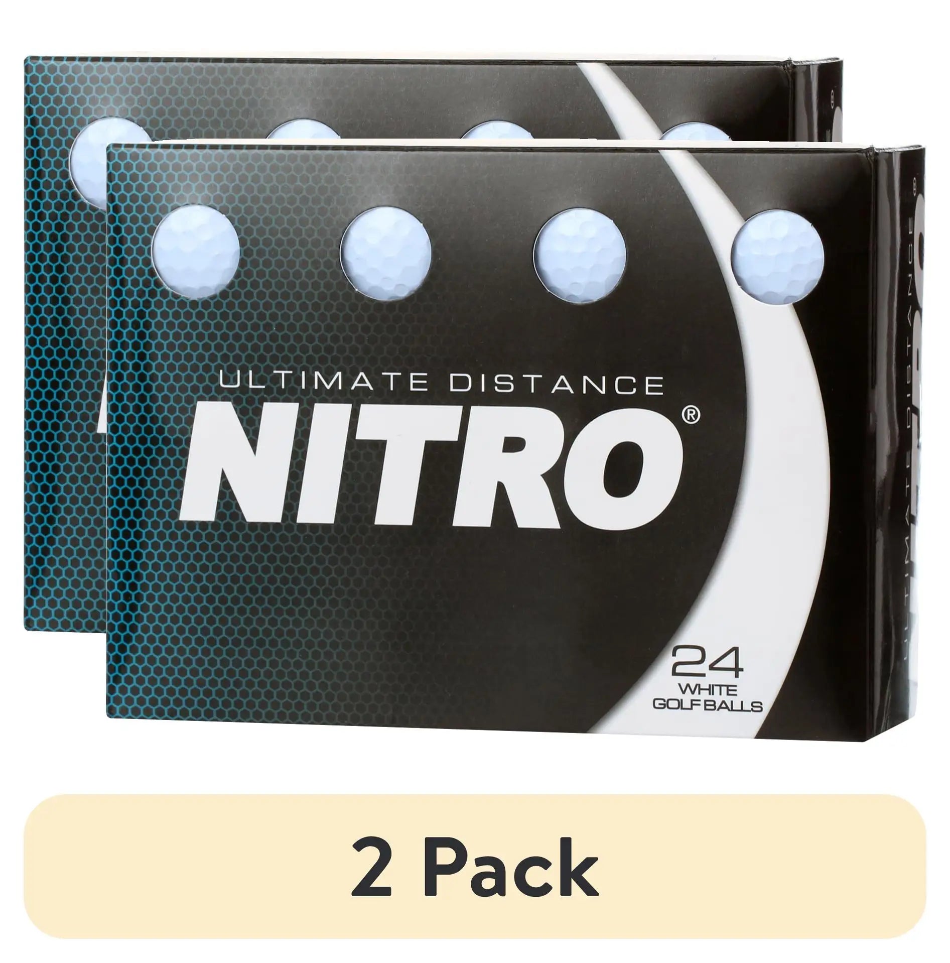 2 pack DiGolf balls 24 white golf balls