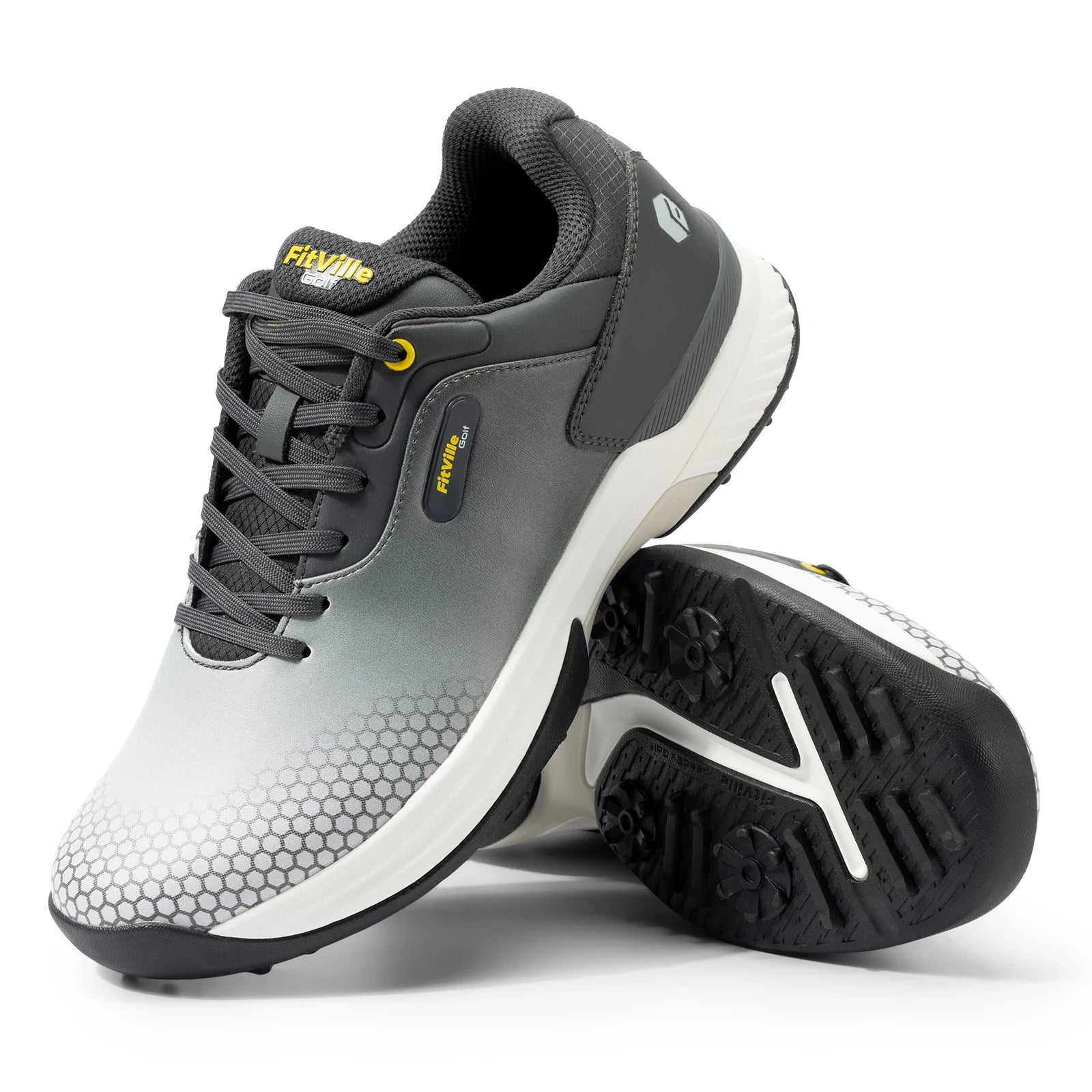 Wide men's golf shoes non-slip