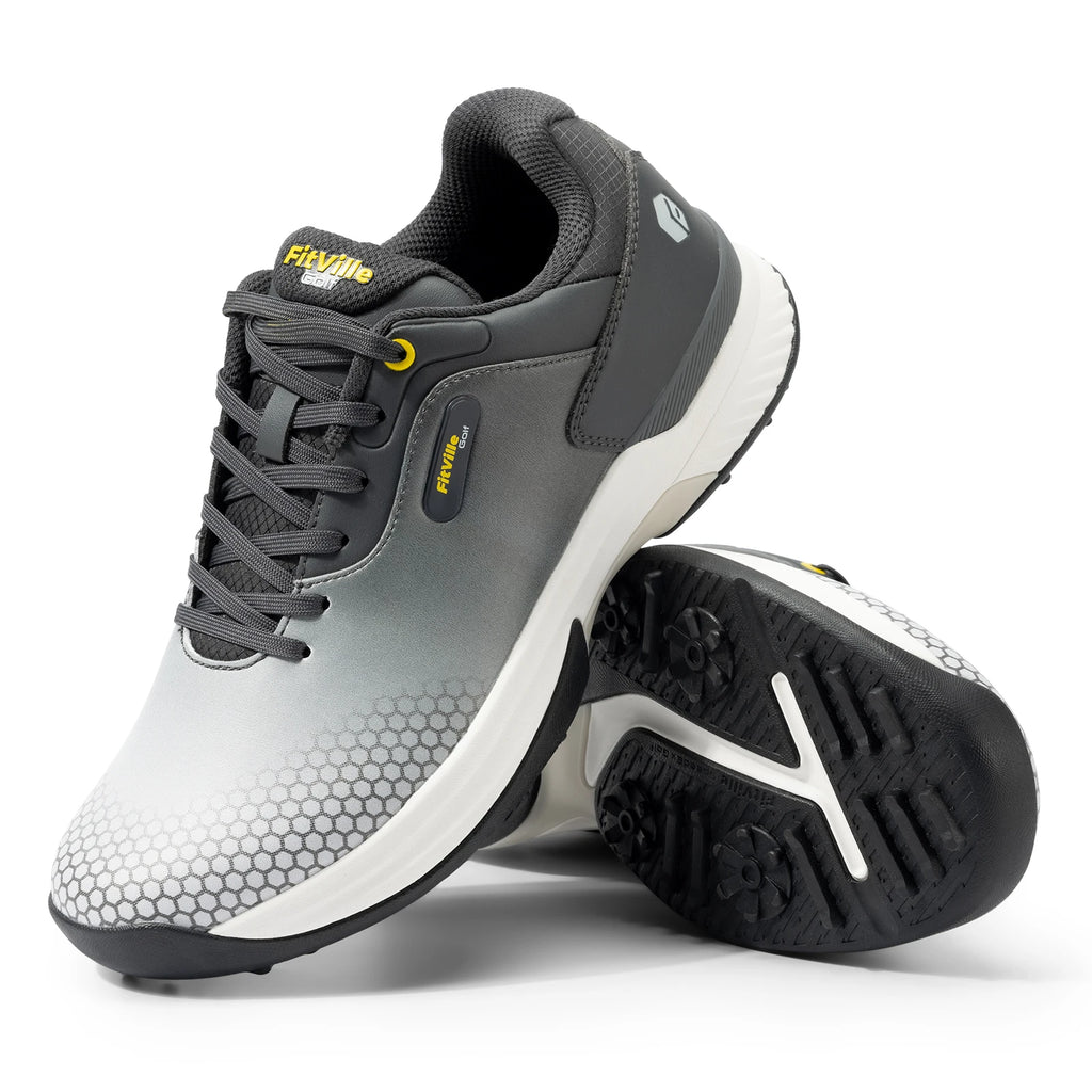 Wide men's golf shoes non-slip