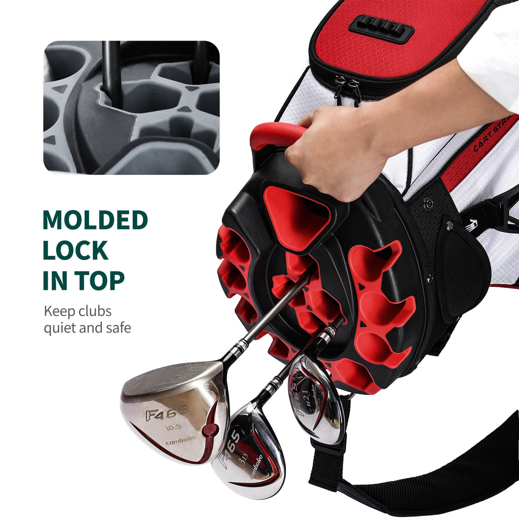 14 Way Full Length Dividers Golf Cart Bag