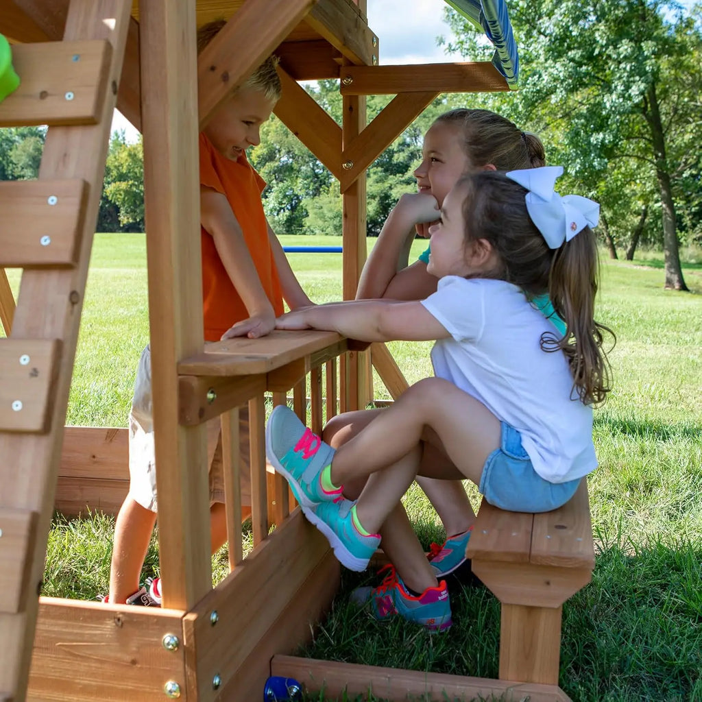 Cedar Wood Swing Set