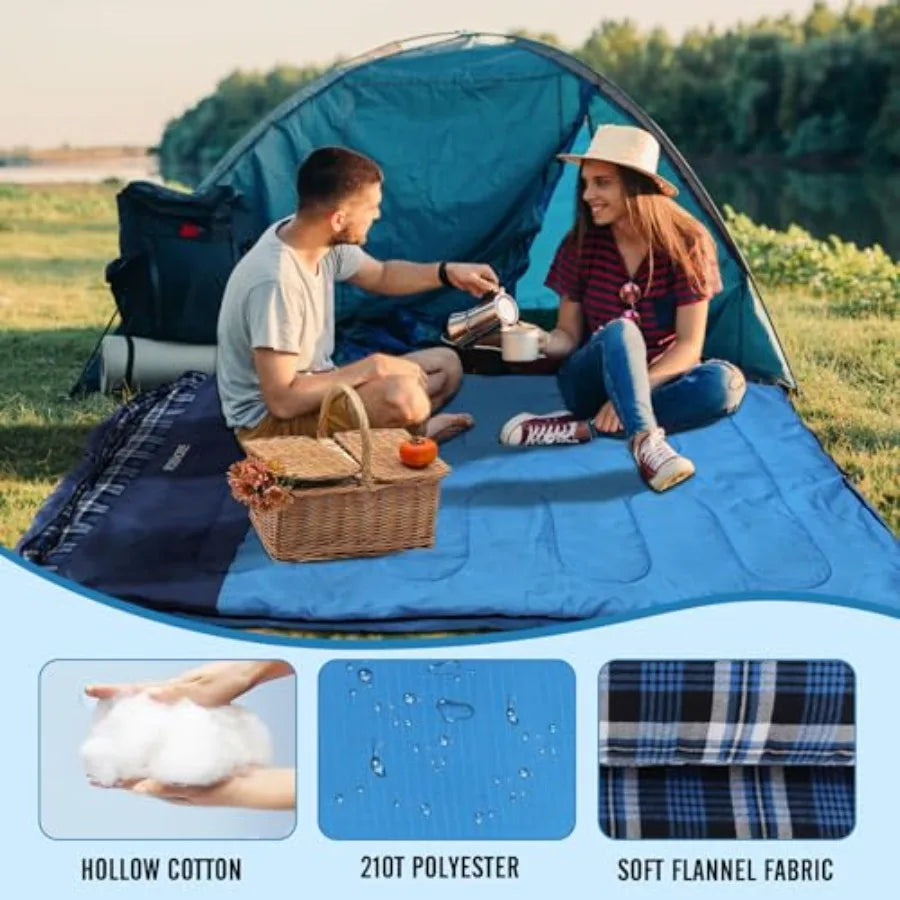 Double Sleeping Bag Flannel
