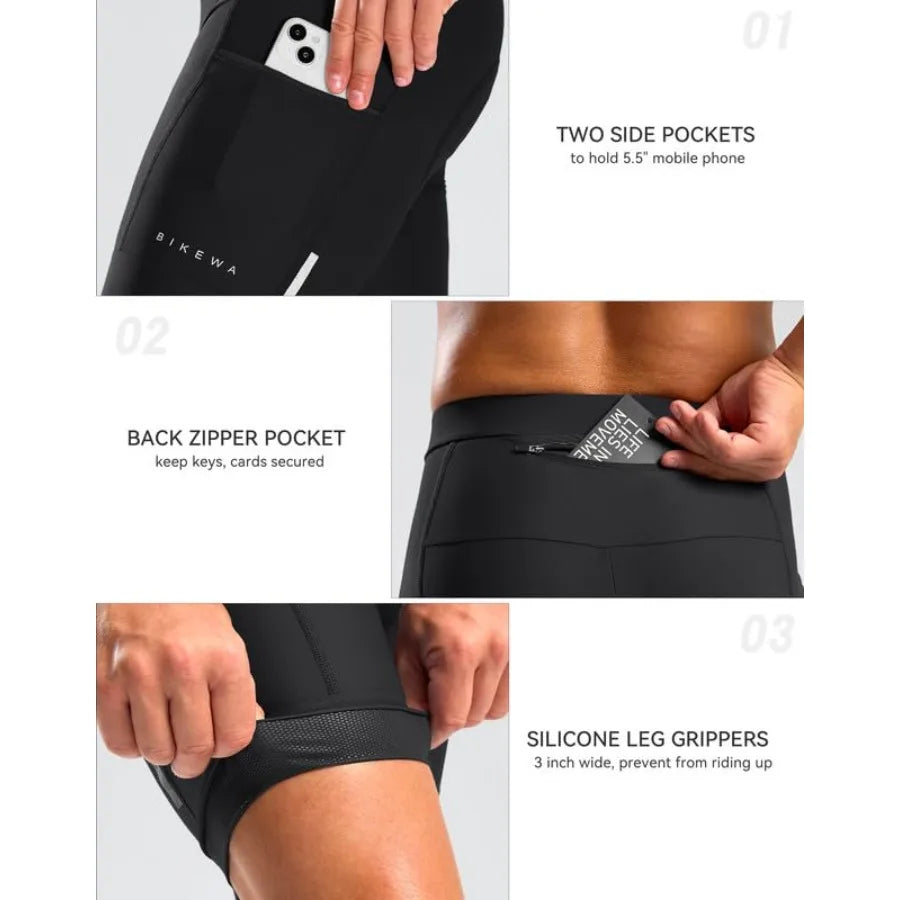 Men's Bike Shorts 4D Padded Cycling