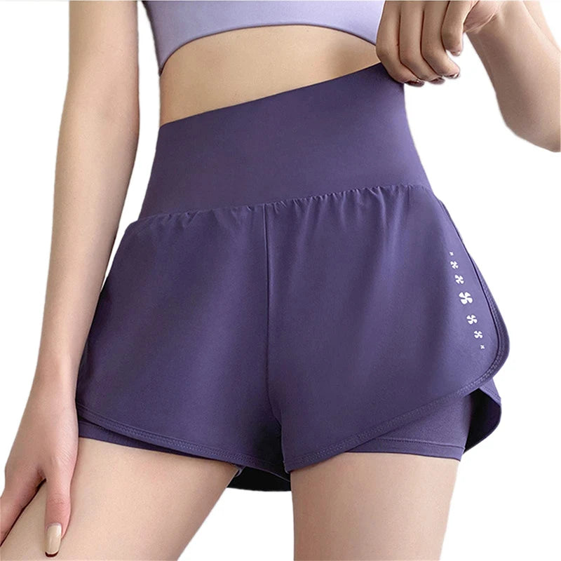 Women's High Waisted Sports Shorts